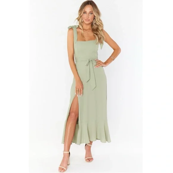 slim fit dress slacks Moss Green Warm Cotton Corduroy Sleeveless Midi Blazer Dress 70